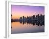 Coal Harbour, Vancouver, British Columbia, Canada-Walter Bibikow-Framed Photographic Print