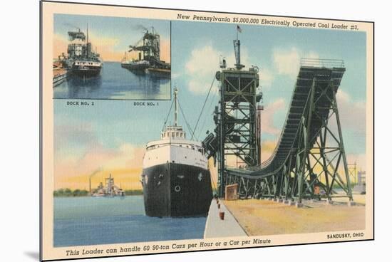 Coal Loader, Sandusky-null-Mounted Art Print