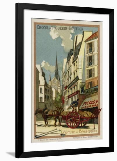 Coal Merchant's Wagon-null-Framed Giclee Print