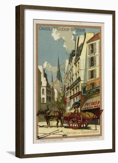 Coal Merchant's Wagon-null-Framed Giclee Print