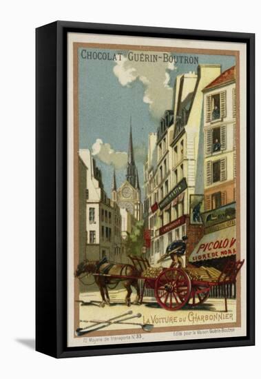 Coal Merchant's Wagon-null-Framed Stretched Canvas