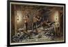 Coal Mine. Hewing Coal at the Coal Face-null-Framed Giclee Print