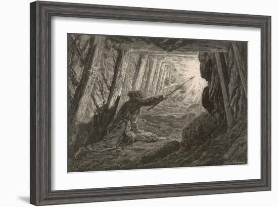 Coal Mine-null-Framed Art Print