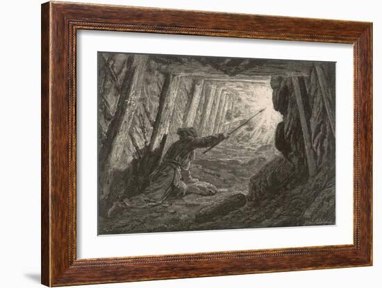 Coal Mine-null-Framed Art Print