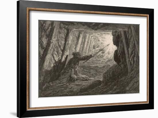 Coal Mine-null-Framed Art Print