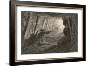 Coal Mine-null-Framed Art Print