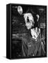 Coal Miner with Head Gear on Working in Mine-Dmitri Kessel-Framed Stretched Canvas