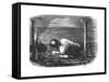 Coal Miner Working a Narrow Seam, C1864-null-Framed Stretched Canvas