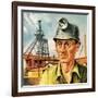 Coal Miner-Escott-Framed Giclee Print