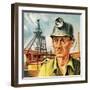 Coal Miner-Escott-Framed Giclee Print