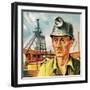 Coal Miner-Escott-Framed Giclee Print