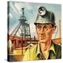 Coal Miner-Escott-Stretched Canvas