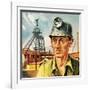 Coal Miner-Escott-Framed Giclee Print