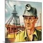 Coal Miner-Escott-Mounted Giclee Print