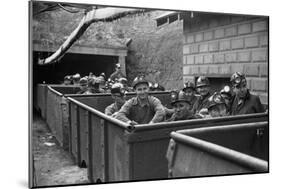 Coal Miners Ready For Next Shift to Go into Mines at Maidsville, West Virginia, 1938-null-Mounted Photo