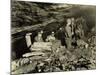 Coal Miners Working One Thousand Feet Below Surface-null-Mounted Photographic Print