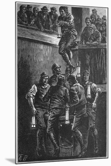 Coal Mining Accident, Seaham Colliery, County Durham, 1880-null-Mounted Giclee Print