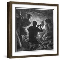 Coal Mining Accident, Tynewydd Colliery, South Wales, April 1877-William Heysham Overend-Framed Giclee Print