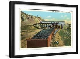 Coal Mining, Rock Springs, Wyoming-null-Framed Art Print