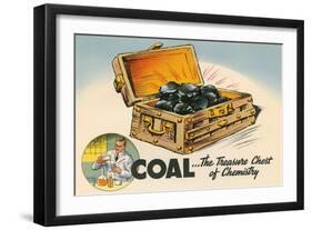 Coal, the Treasure Chest of Chemistry-null-Framed Art Print