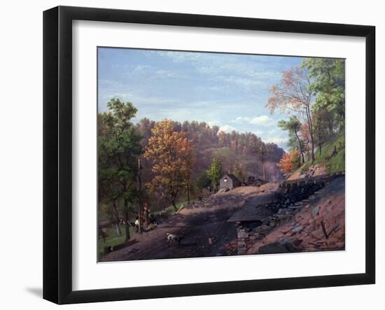 Coal Tipple, 1854-Jasper H. Lawman-Framed Giclee Print