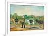 Coal Transportation in to Shibden Valley, 1880-null-Framed Giclee Print