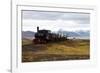 Coal Trucks and Locomotive Preserved as a Monument at Ny Alesund-David Lomax-Framed Photographic Print