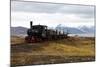 Coal Trucks and Locomotive Preserved as a Monument at Ny Alesund-David Lomax-Mounted Photographic Print