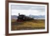 Coal Trucks and Locomotive Preserved as a Monument at Ny Alesund-David Lomax-Framed Photographic Print