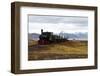 Coal Trucks and Locomotive Preserved as a Monument at Ny Alesund-David Lomax-Framed Photographic Print