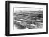 Coal Wagons in Railroad Sidings-null-Framed Photographic Print