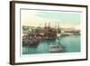 Coal Wharves, Portsmouth-null-Framed Art Print