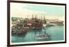 Coal Wharves, Portsmouth-null-Framed Art Print