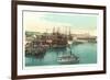 Coal Wharves, Portsmouth-null-Framed Art Print