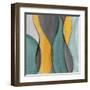 Coalescence in Gray I-Lanie Loreth-Framed Art Print