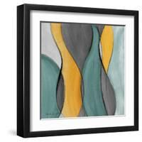 Coalescence in Gray I-Lanie Loreth-Framed Art Print