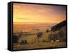 Coaley Peak, Dursley, Cotswolds, England-Peter Adams-Framed Stretched Canvas