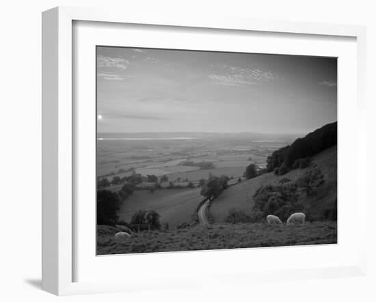 Coaley Peak, Dursley, Cotswolds, England-Peter Adams-Framed Photographic Print