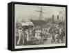 Coaling a Steamer at Kingston, Jamaica-null-Framed Stretched Canvas