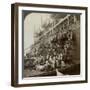 Coaling the Pacific Mail Ss 'Siberia, at the Fortified Naval Station of Nagasaki, Japan, 1904-Underwood & Underwood-Framed Photographic Print