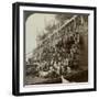 Coaling the Pacific Mail Ss 'Siberia, at the Fortified Naval Station of Nagasaki, Japan, 1904-Underwood & Underwood-Framed Photographic Print