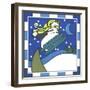 Coalman Sledding 1-Denny Driver-Framed Giclee Print