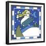 Coalman Sledding 1-Denny Driver-Framed Giclee Print