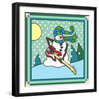 Coalman the Snowman Bass 1-Denny Driver-Framed Giclee Print