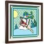 Coalman the Snowman Bass 1-Denny Driver-Framed Giclee Print