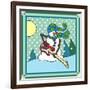 Coalman the Snowman Bass 1-Denny Driver-Framed Giclee Print