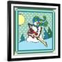 Coalman the Snowman Bass 1-Denny Driver-Framed Giclee Print