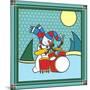 Coalman the Snowman Drums 1-Denny Driver-Mounted Giclee Print