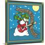 Coalman the Snowman Guitar 1-Denny Driver-Mounted Giclee Print