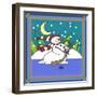 Coalman the Snowman Hockey 1-Denny Driver-Framed Giclee Print